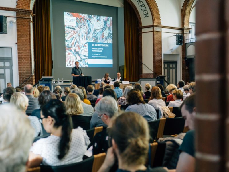 Publikum beim Vortrag