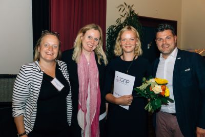 Gruppenbild bei der GNP Förderpreisverleihung 2018